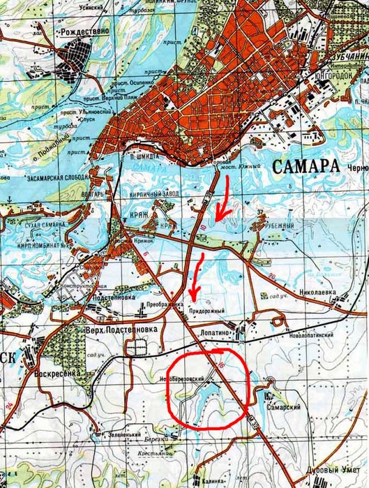 Лопатино карта самарская область