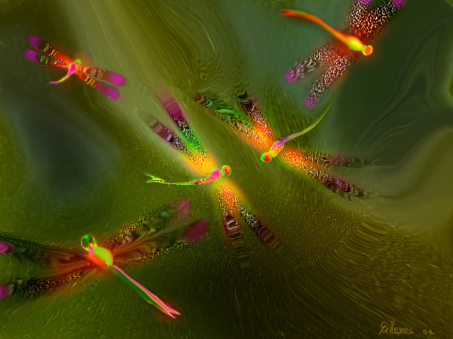 Dragonflies (640x480, 135Kb)