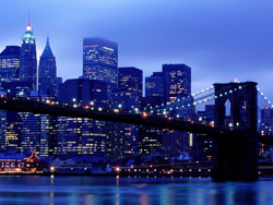Manhattan Skyline From Brooklyn, New York