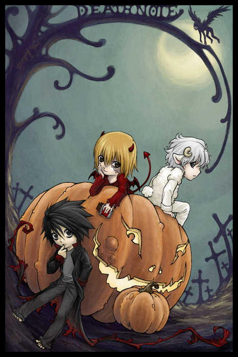 3885303_7314158_2089634_Death_Note_Halloween_by_yuumei (466x698, 135Kb)