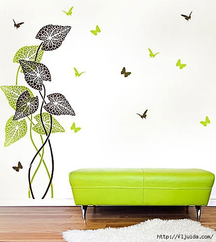Leaf-plant-stencil (438x490, 99Kb)