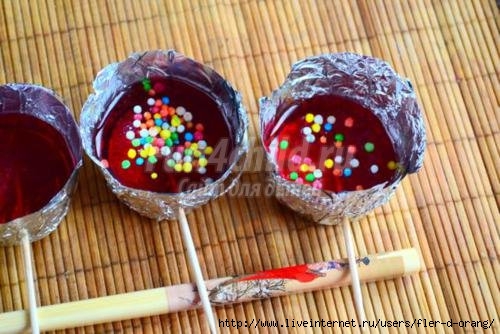 Как сделать леденцы на палочке в домашних условиях_how to make lollipops at home