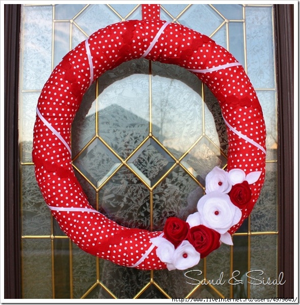 Valentine Felt Flower Wreath (1024x1024) (590x600, 297Kb)