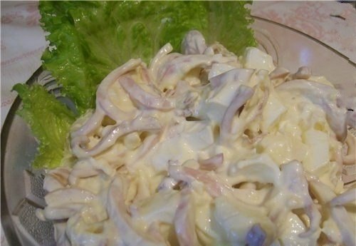 Рецепты салатов с плавленным сыром