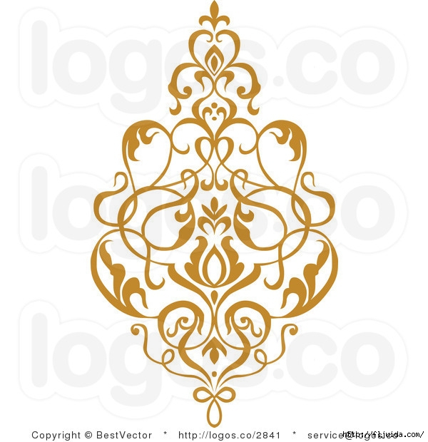royalty-free-gold-damask-design-logo-by-bestvector-2841 (600x620, 171Kb)