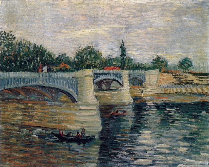 The Seine with the Pont de la Grande Jette, 1887 (700x559, 532Kb)
