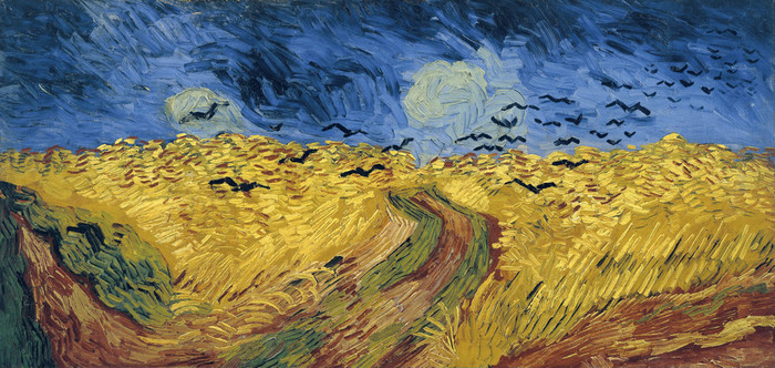 Wheat Field with Crows, 1890 (700x332, 142Kb)