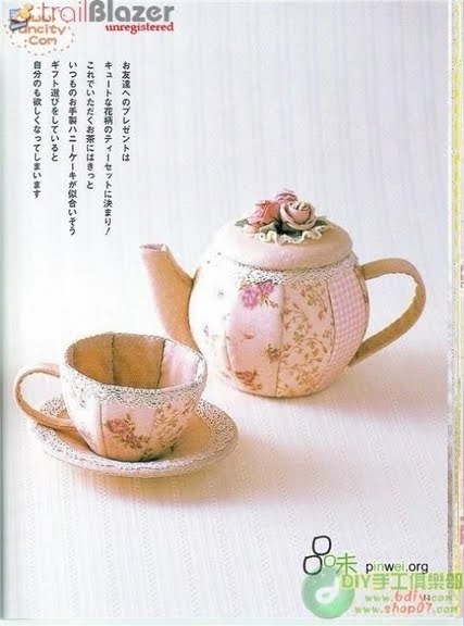 чайная посуда из ткани. выкройка чашки и чайника (7) (427x576, 108Kb)