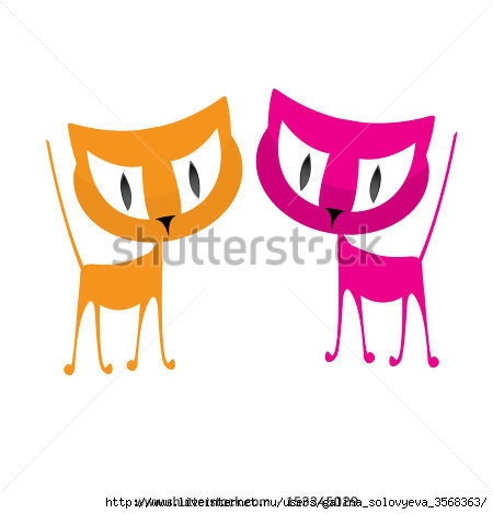 stock-vector-vector-cute-cats-153345029 (450x470, 64Kb)