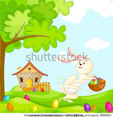 stock-vector-vector-illustration-of-bunnies-with-colorful-easter-egg-131136644 (450x470, 121Kb)