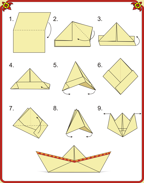 Как сделать кораблик из бумаги: 10 интересных способов - Лайфхакер