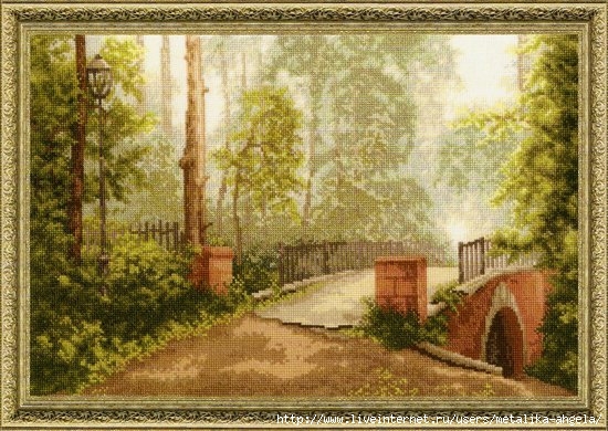 ЛП-012 Мост в старом парке (550x390, 211Kb)