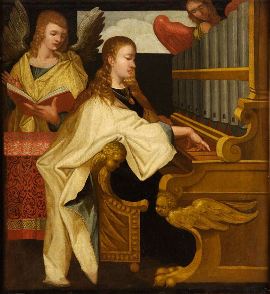 Saint_Cecilia_at_the_organ_anonymous (545x593, 201Kb)