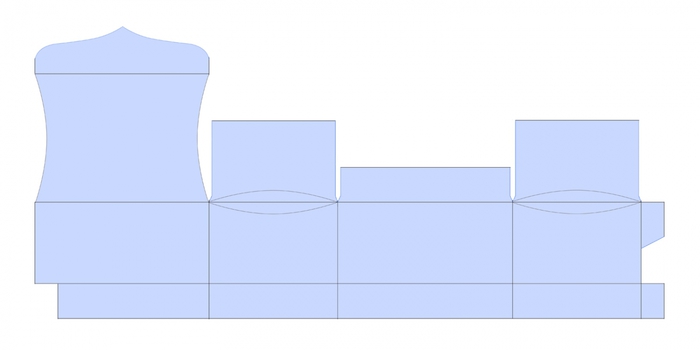 шкатулка из бумаги схема