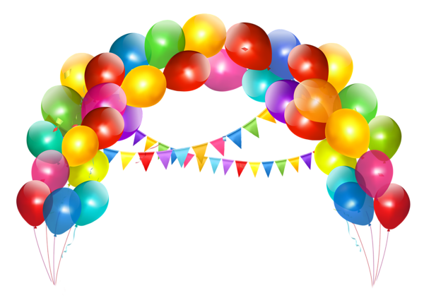 Transparent_Balloon_Arch_with_Decoration_Clipart (600x432, 178Kb)