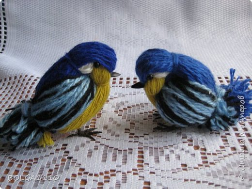 Поделки птички на ветке из ниток: идеи по изготовлению своими руками (41 фото)