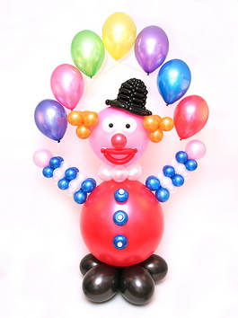Клоун из воздушных шаров своими руками — подробная инструкция по изготовлению