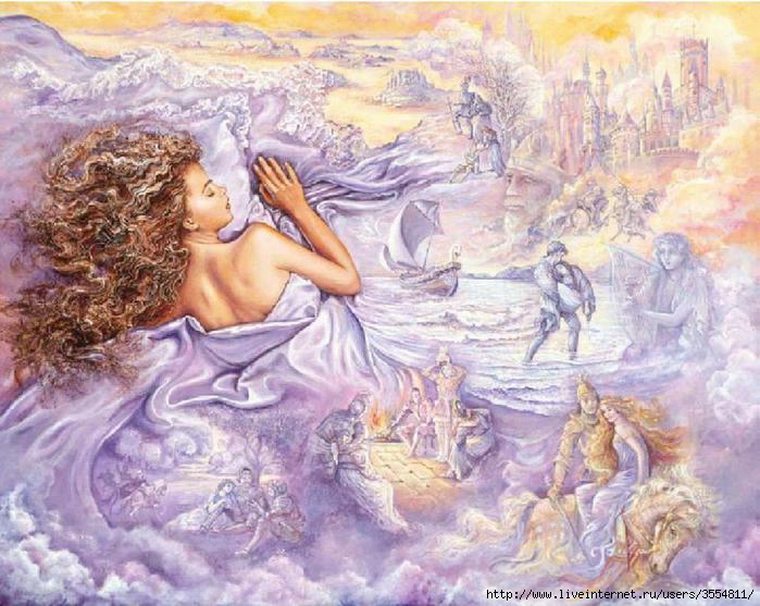 Josephine Wall_Lilac Dreams (699x557, 75Kb)