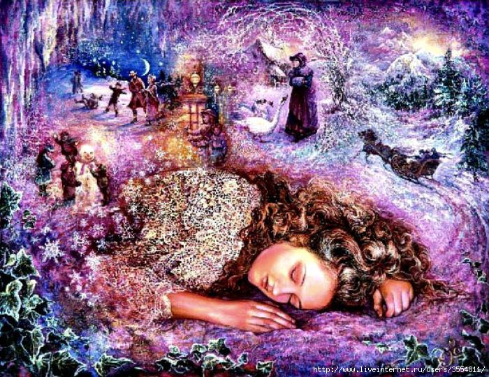 Josephine Wall_Winter dreaming (700x539, 123Kb)