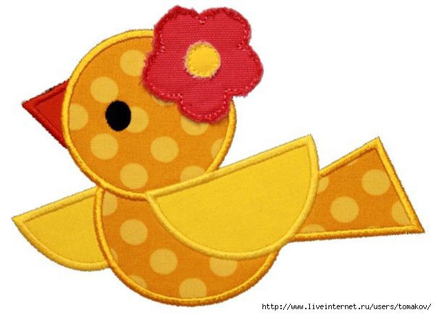 Applique Girly Bird (633x457, 137Kb)