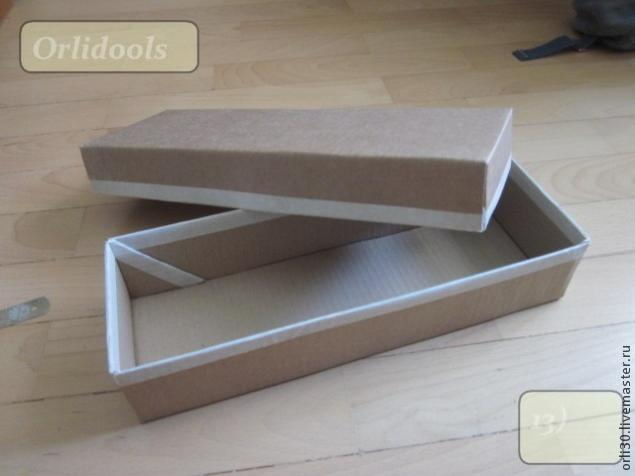 Стандартная коробка с квадратным основанием