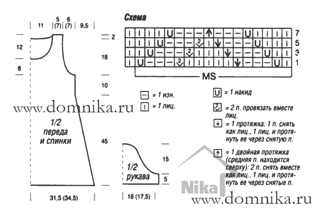 vjazanoe-azhurnoe-plate-s-korotkim-rukavom (648x442, 15Kb)