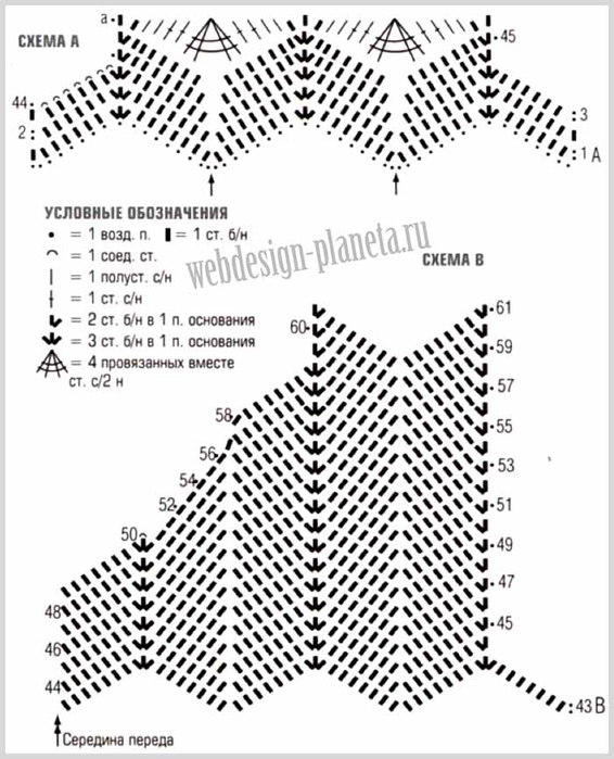 zhenskij-pulover-kryuchkom-s-prodetymi-lentami-shemy (566x700, 228Kb)