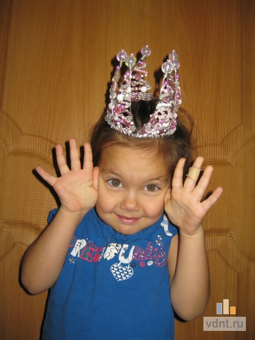 Корона из бисера для маленькой принцессы своими руками (видео)