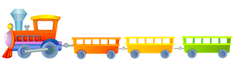 Картинка вагон поезда для детей на прозрачном фоне