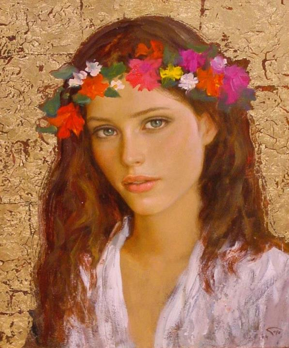 Goyo Dominguez 1960 - Spanish-born British Romantic Realist painter - Tutt'Art@ (37) (580x700, 418Kb)