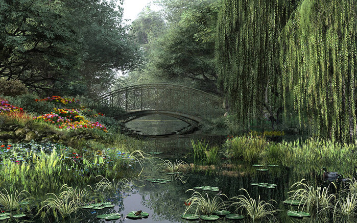 1298560418_50509857_the_willow_pond_by_digital_dom (699x437, 424Kb)