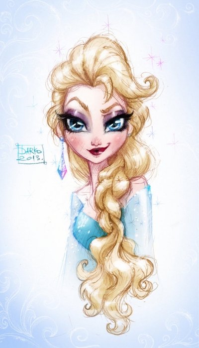 gorgeous_elsa__girl_with_a_ice_earring____by_darkodordevic-d6xgq24 (400x700, 184Kb)