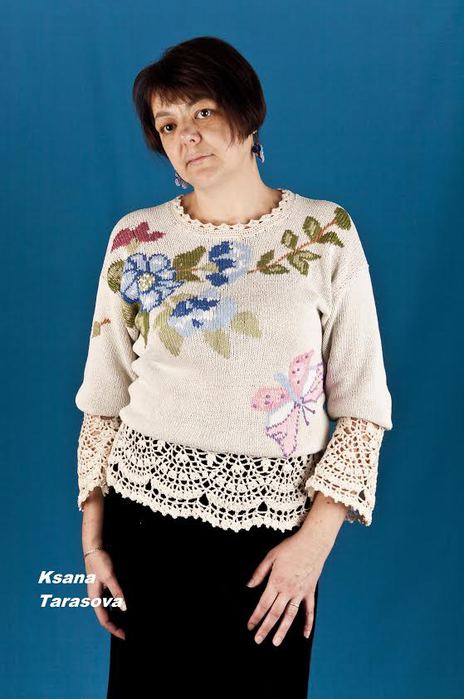 Crocheted-knitted-sweater-Apple-blossom-by-Ksenia-Terechova-main (464x700, 47Kb)