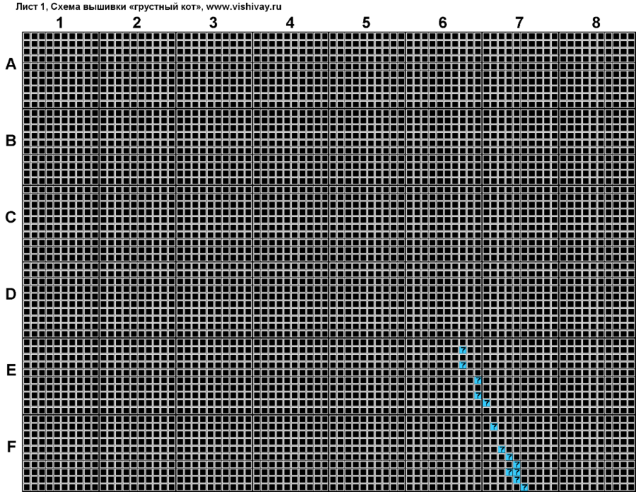 Схематика 1.19 4. Вышивка грустный кот. Грустный кот вышивка крестом. Вышивка грустный кот схема. Грустный котик схема.