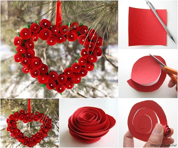 Creative-Ideas-DIY-Heart-Shaped-Paper-Rose-Valentine-Wre (700x583, 316Kb)