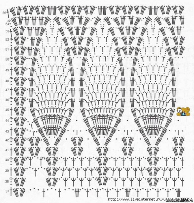 Схема узора павлинье перо. Узор накидки крючком. Палантин крючком схема и описание. Ажурные узоры для Накидок крючок. Схема вязания палантина крючком.
