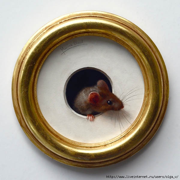 Marina-Dieul_Petite-souris-VIII_oil_diam4_web (600x600, 159Kb)