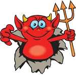 64537-Royalty-Free-RF-Clipart-Illustration- Of-A-Red- Devil-Bre aking-Thro ugh-A-Wal-2 (150x149, 39Kb)