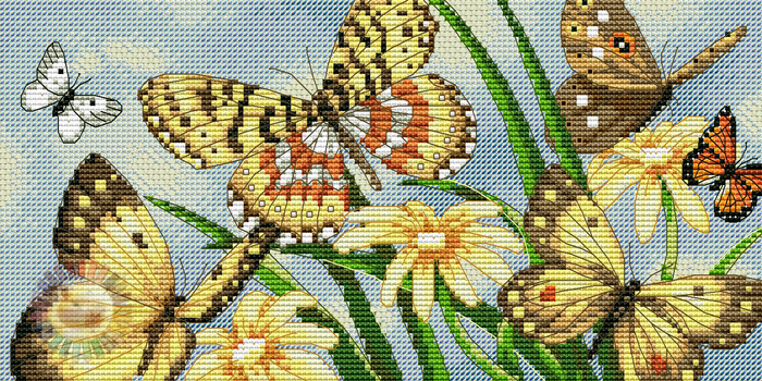 Butterfly Vignette (700x350, 528Kb)