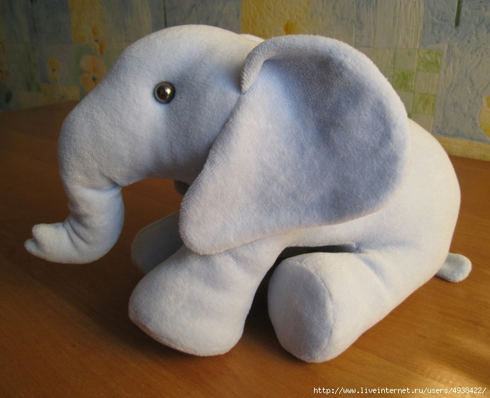Пошив большой плюшевой игрушки — или как я шила слона из “Следствие ведут колобки”
