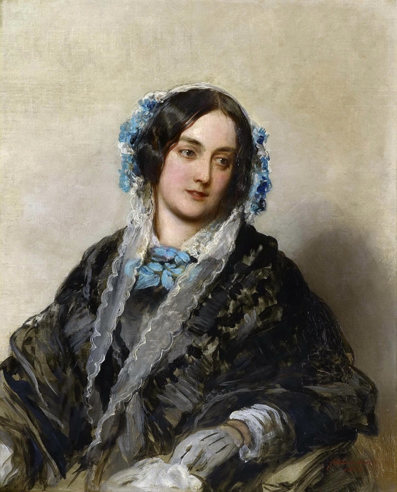 Фрэнсис, графиня Гейнсборо (1814-1885) 1851 копия (565x700, 301Kb)
