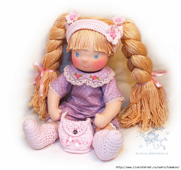 Вальдорфские куклы — мастер-класс простой игрушки