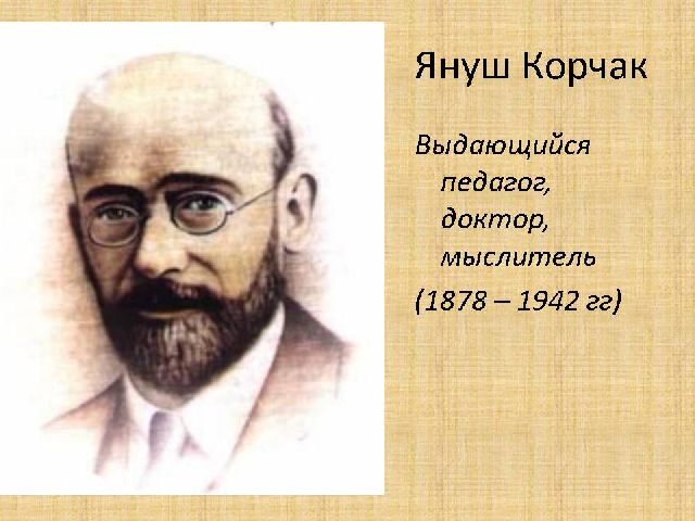 Януш корчак презентация биография