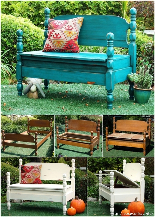 Turn-Old-Beds-into-Garden-Bench (500x700, 385Kb)