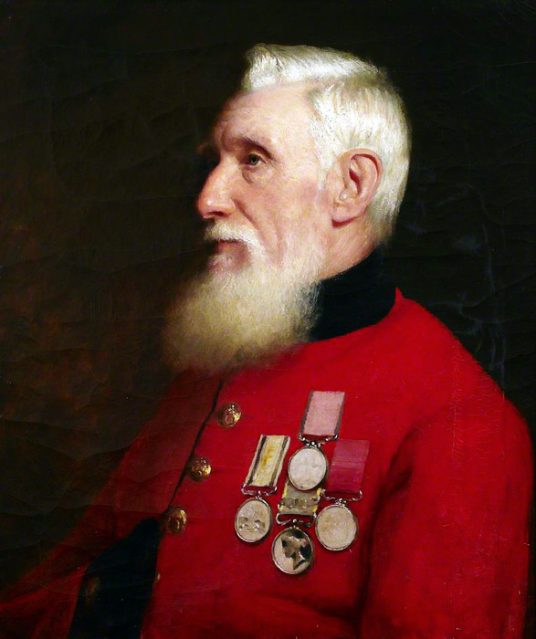 A-Chelsea-Pensioner-Wearing-a-Scarlet-Coat-and-Medals-by-800 854British-(English)-School (587x700, 119Kb)