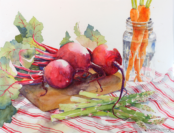 Cecile Kirkpatrick--beets and asparagus (600x460, 313Kb)