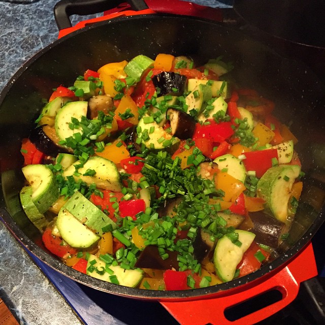 Соте из овощей в духовке