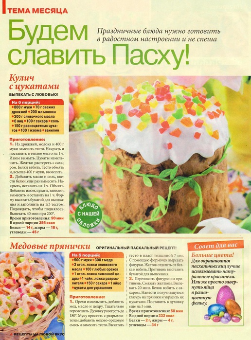 Кулич рецепт картинки