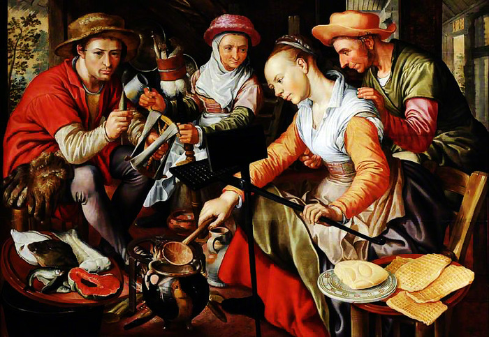 A-Dutch-Kitchen-Scene-by-Joachim-587Beuckelaer (700x483, 194Kb)