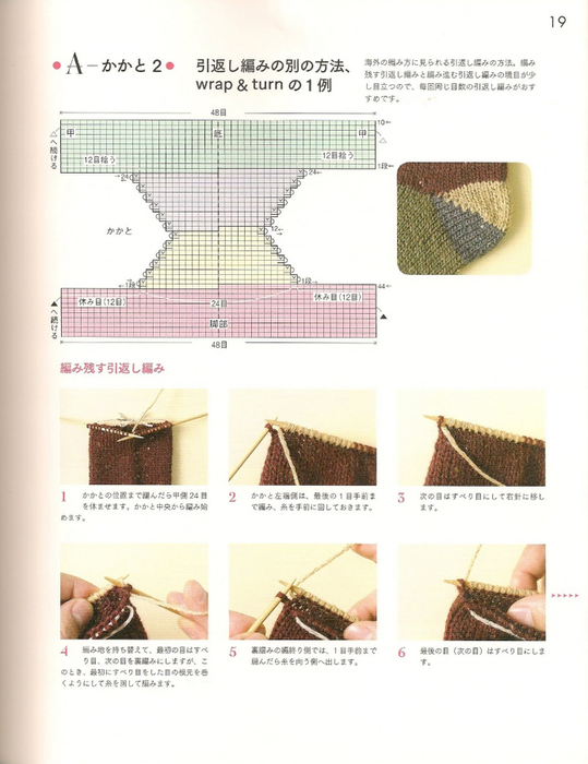 八片地板袜编织教程图片